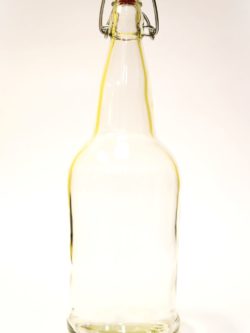 EZ Cap Bottles - 1L/32oz Clear Swing Top