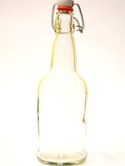 EZ Cap Bottles - 500ml/16oz Clear Swing Top