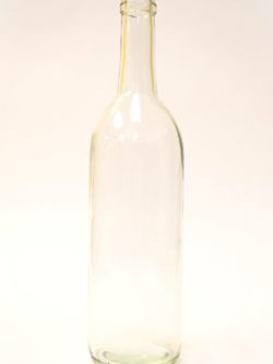 750ml Clear Bordeaux Bottle, Case of 12