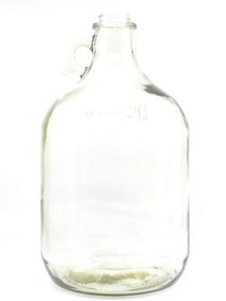1 Gallon Clear Glass Jug