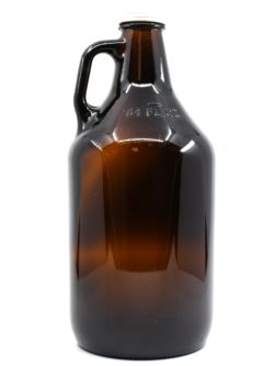 64 Ounce Amber Growler